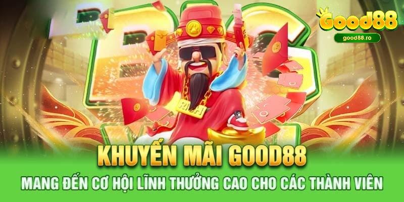 Nhà cái uy tín GOOD88 cung cấp ưu đãi nạp tiền lên đến 150% giá trị